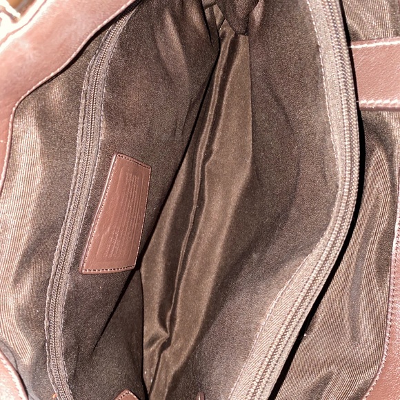 COACH Brown Fabric Tote Medium - Picture 8 of 13